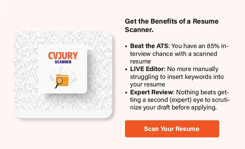 Benefits of a resume scanner image