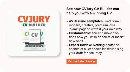 CVJury CV Builder image